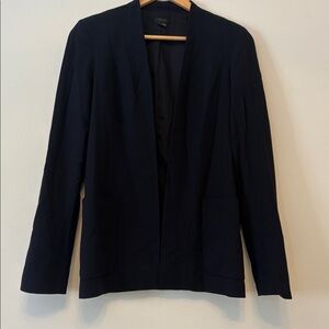 THEORY COLLARLESS OPEN FRONT BLAZER- size 4